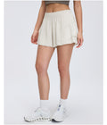 Summer Quick Drying High Waist Track Shorts Women Lining Anti Exposure Lightweight Breathable Yoga Fitness Shorts