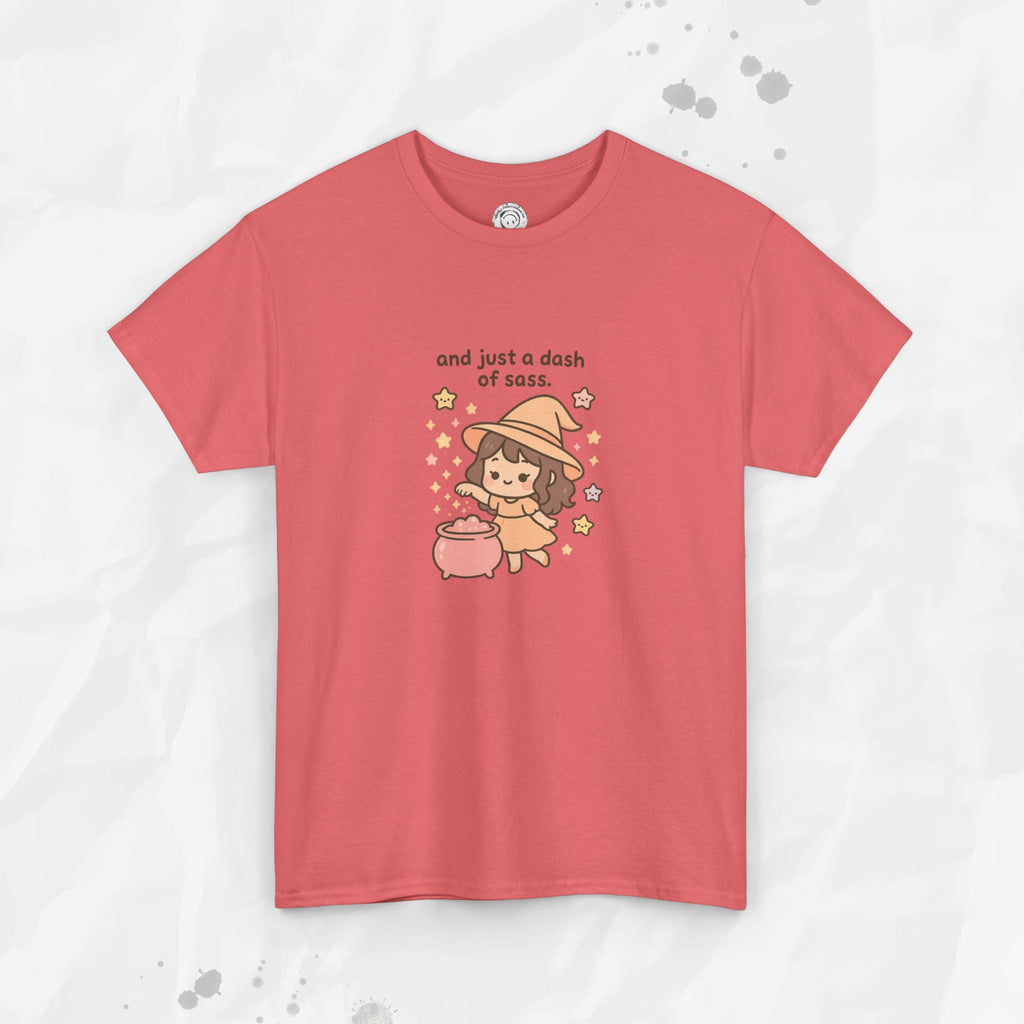 And Just a Dash of Sass Graphic Tee in Soft Pink and Grey - Image 4