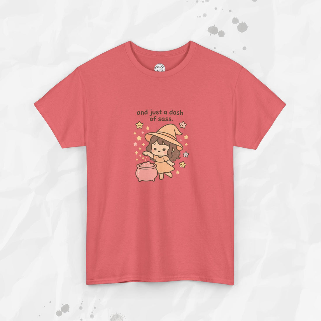 And Just a Dash of Sass Graphic Tee in Soft Pink and Grey - Image 4