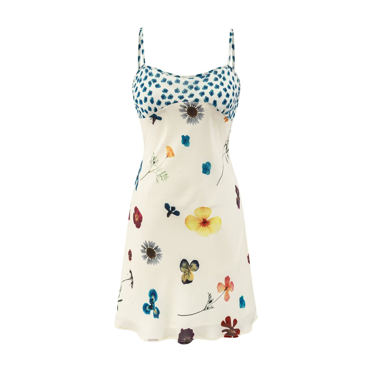 Summer Sexy Short Slim Fit Holiday Short Dress Tie Shoulder Floral Strap Dress