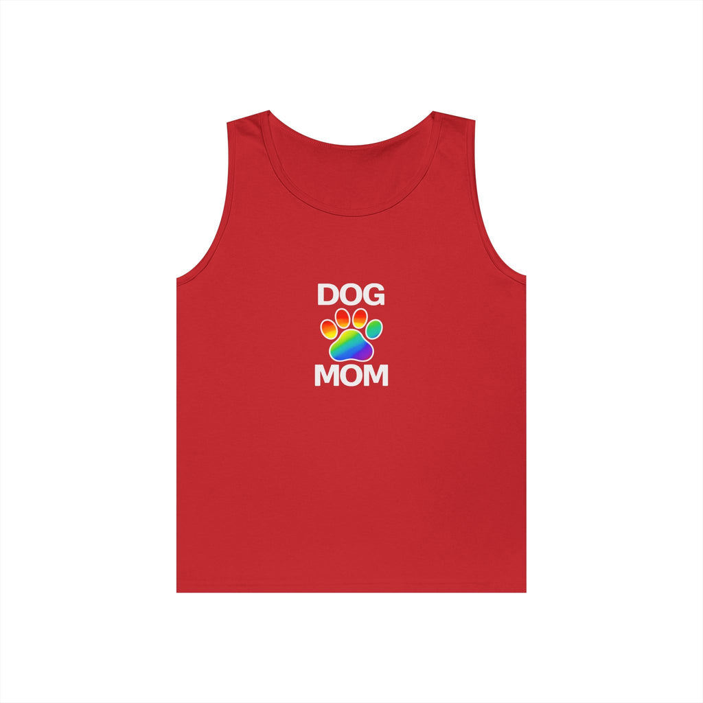 Pride Dog Mom Unisex Heavy Cotton Tank Top (9 Colors)