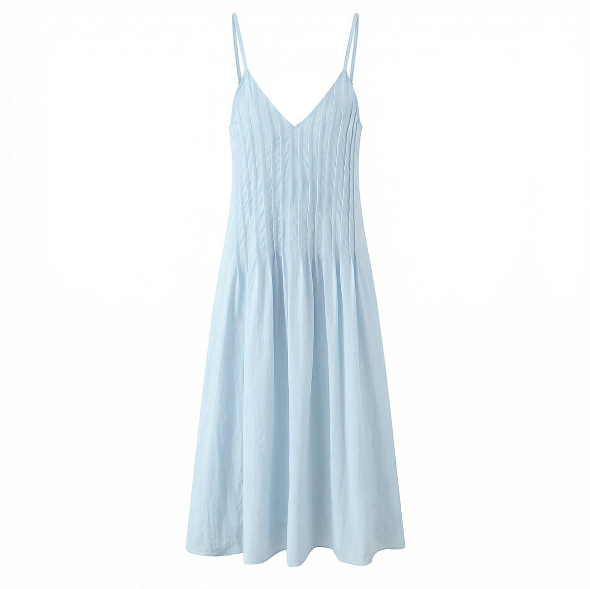 Women Clothing Simple Wear Strap Length Dress