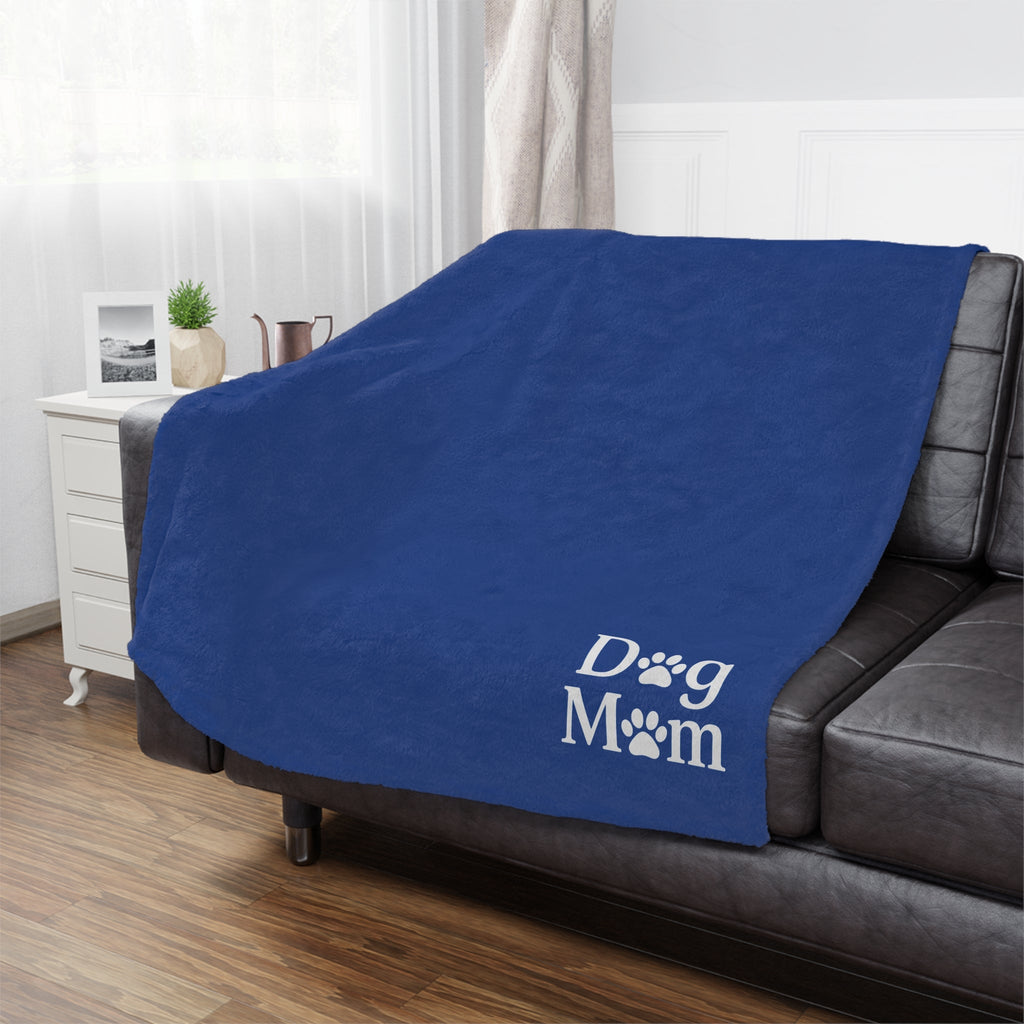 Dog Mom Minky Blanket