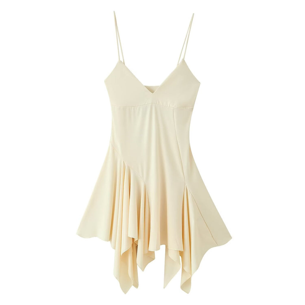 Women Clothing Fashionable Asymmetric Cami Dress