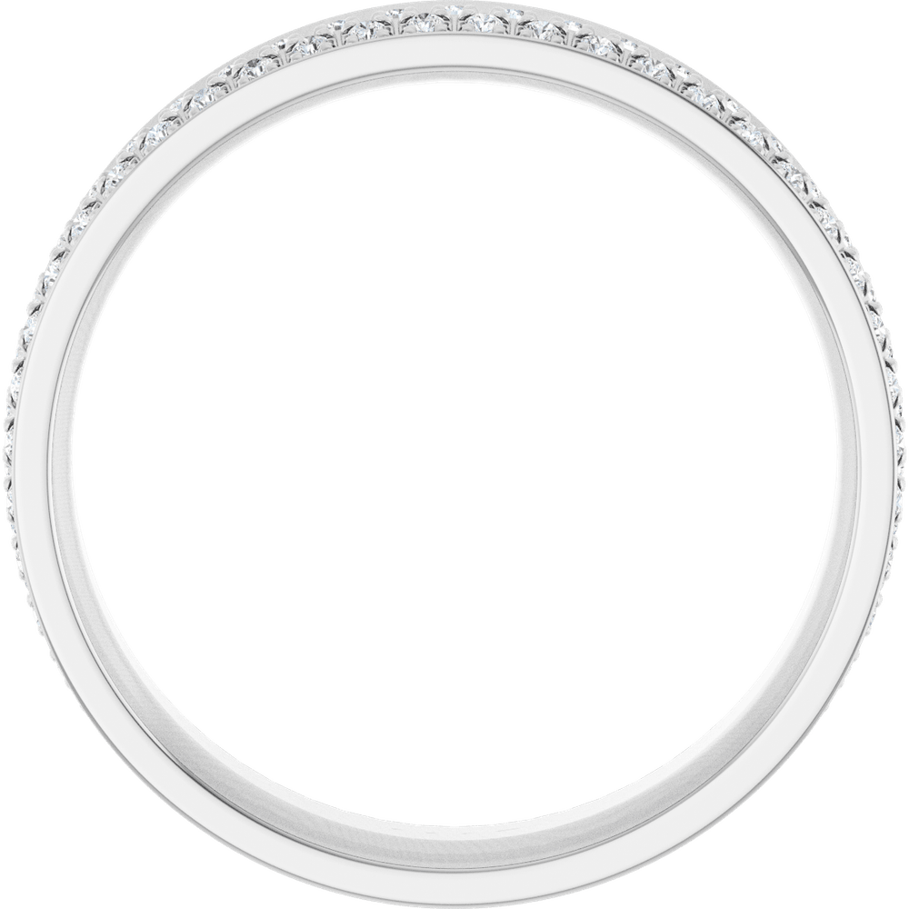 14K White Gold 1/3 CTW Lab-Grown Diamond Band Ring