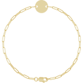 L'Éternel Disc Bracelet Engravable
