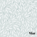 Haven Removable Wallpaper in Blue, Pink and Mint
