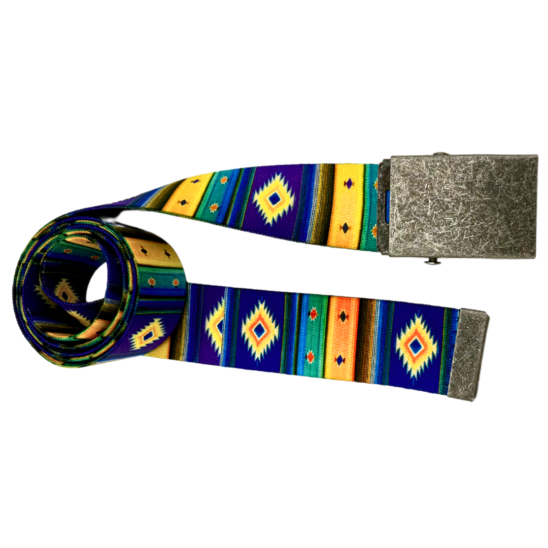 Tribal Belt - Small to Plus Size - Multiple Buckle Options