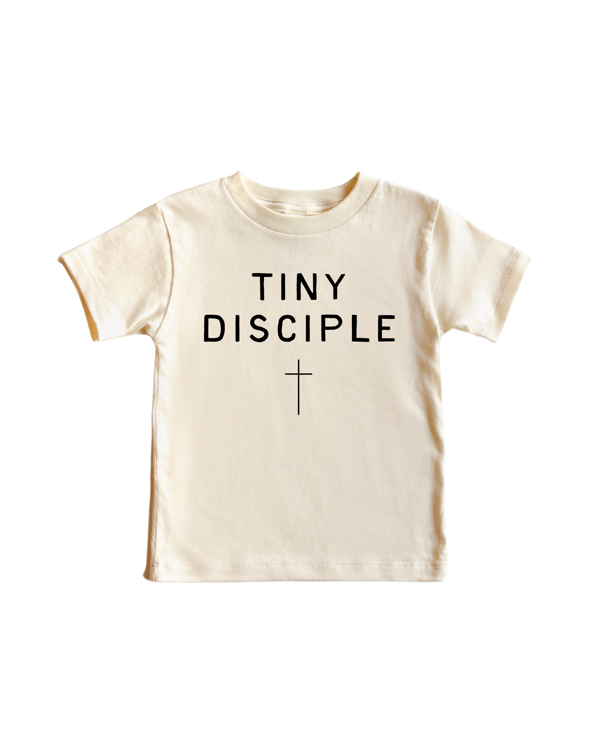 Tiny Disciple graphic tee for kids in cotton fabric