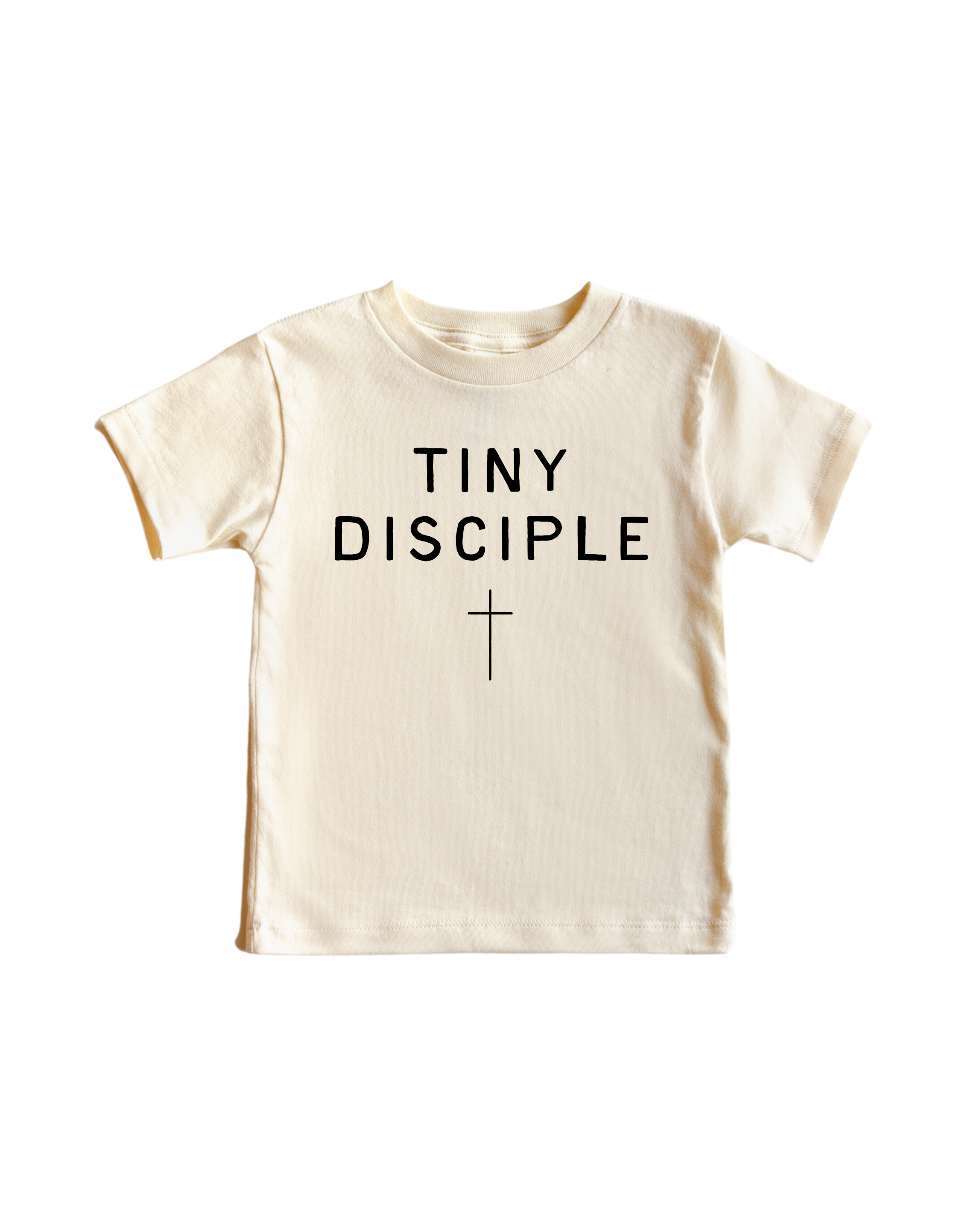 Tiny Disciple graphic tee for kids in cotton fabric