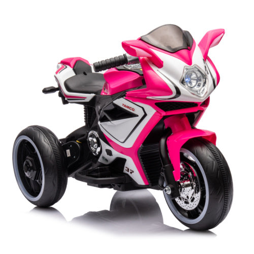 Kids 6V Electric Ride-On Motorcycle, Battery Powered Toy Bike for 3-4 Year Olds