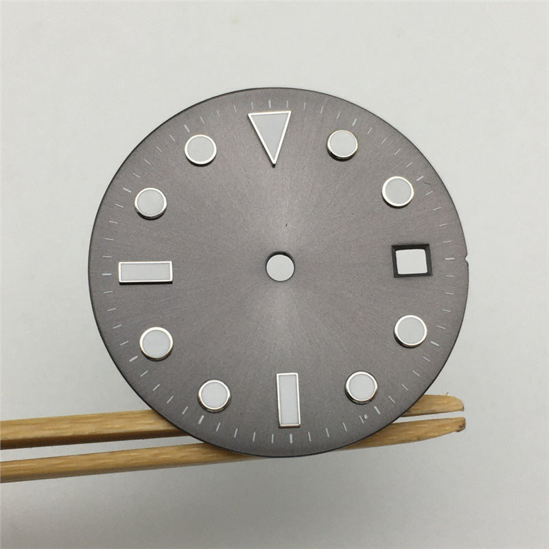 Modified Watch Dial With Luminous Numerals