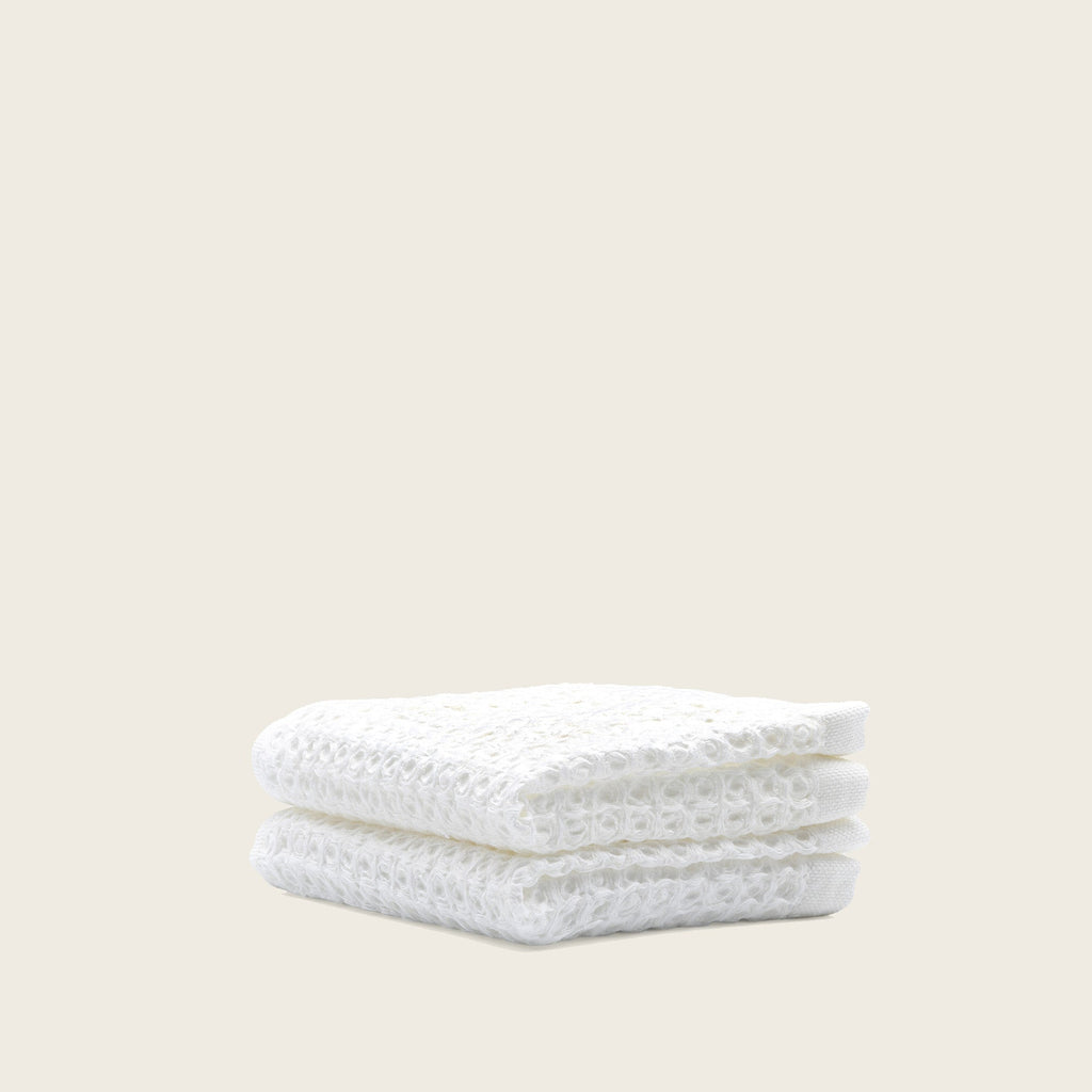 Sedona White Cotton Waffle Weave Bath Towel - Image 26