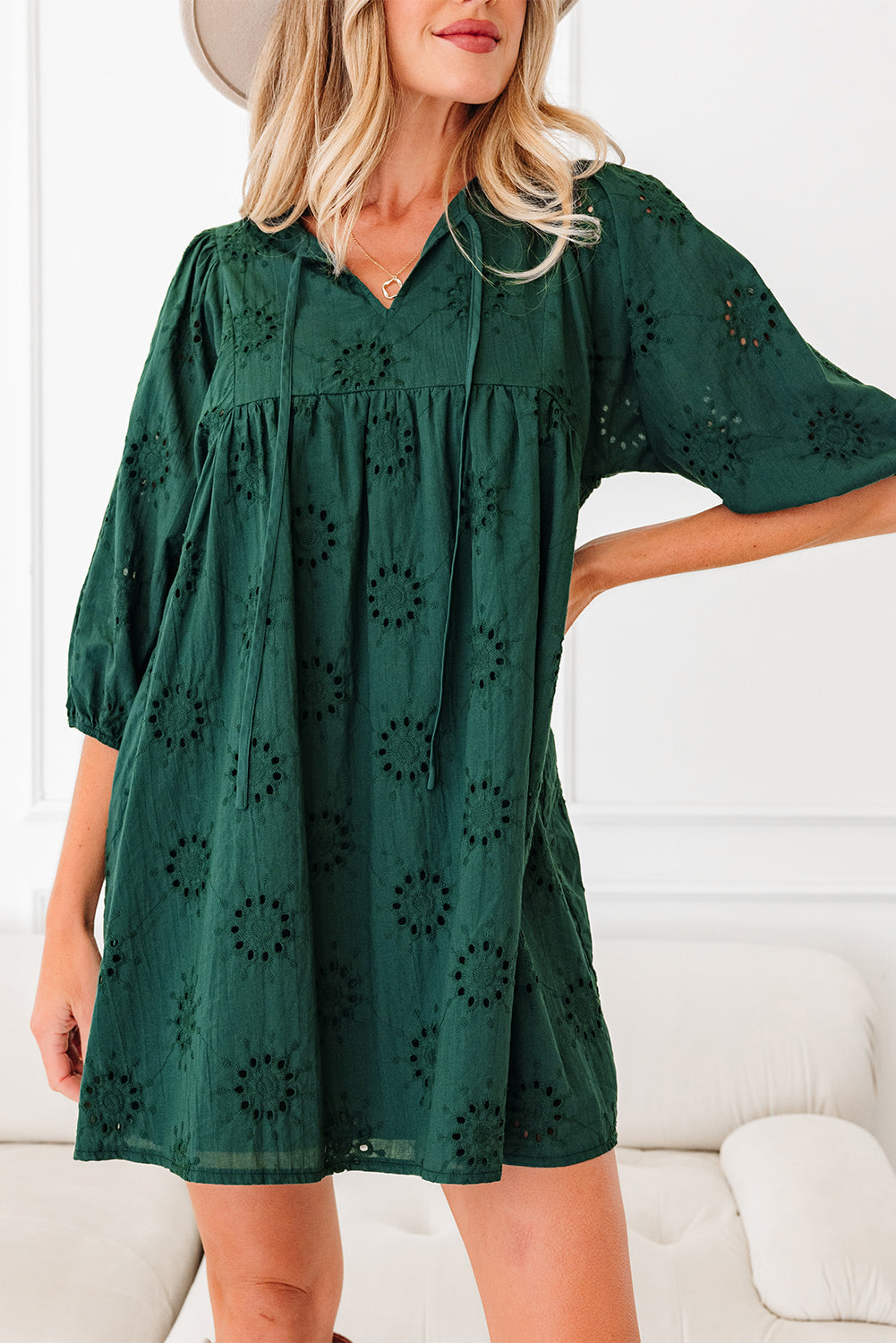 Beth Sleeve Swing Mini Dress
