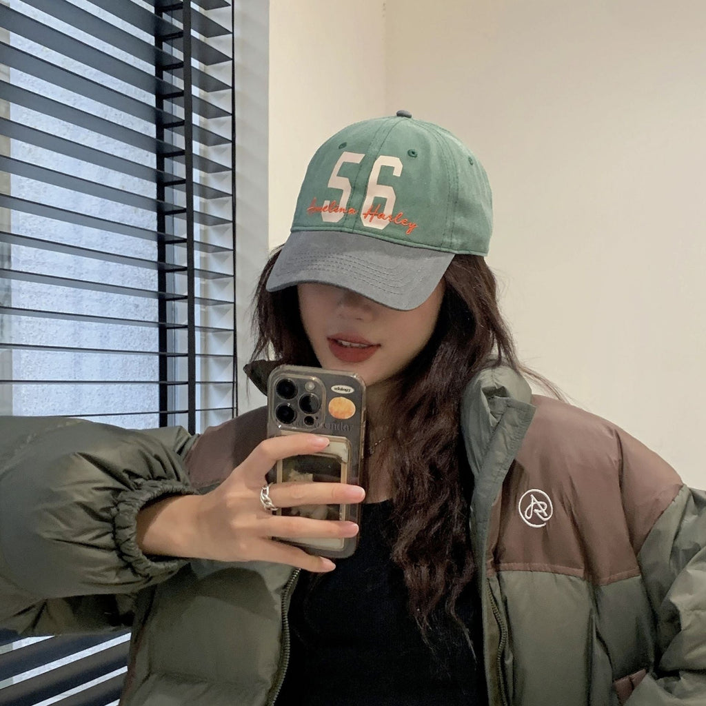 Plus Sized Deepening No.56 Baseball Cap — Oversize Sun-Proof Face Slimming Design