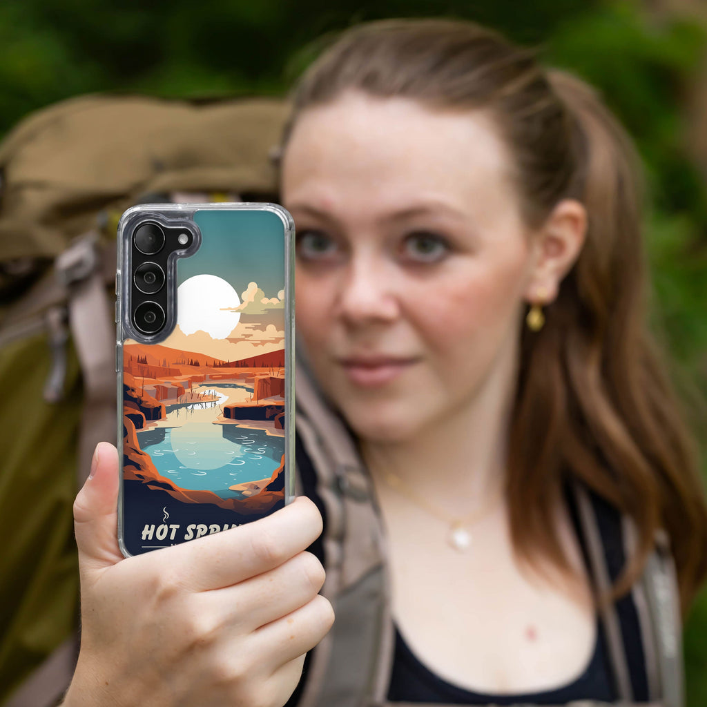 National Parks Hot Springs HD Samsung Galaxy S21 Phone Case