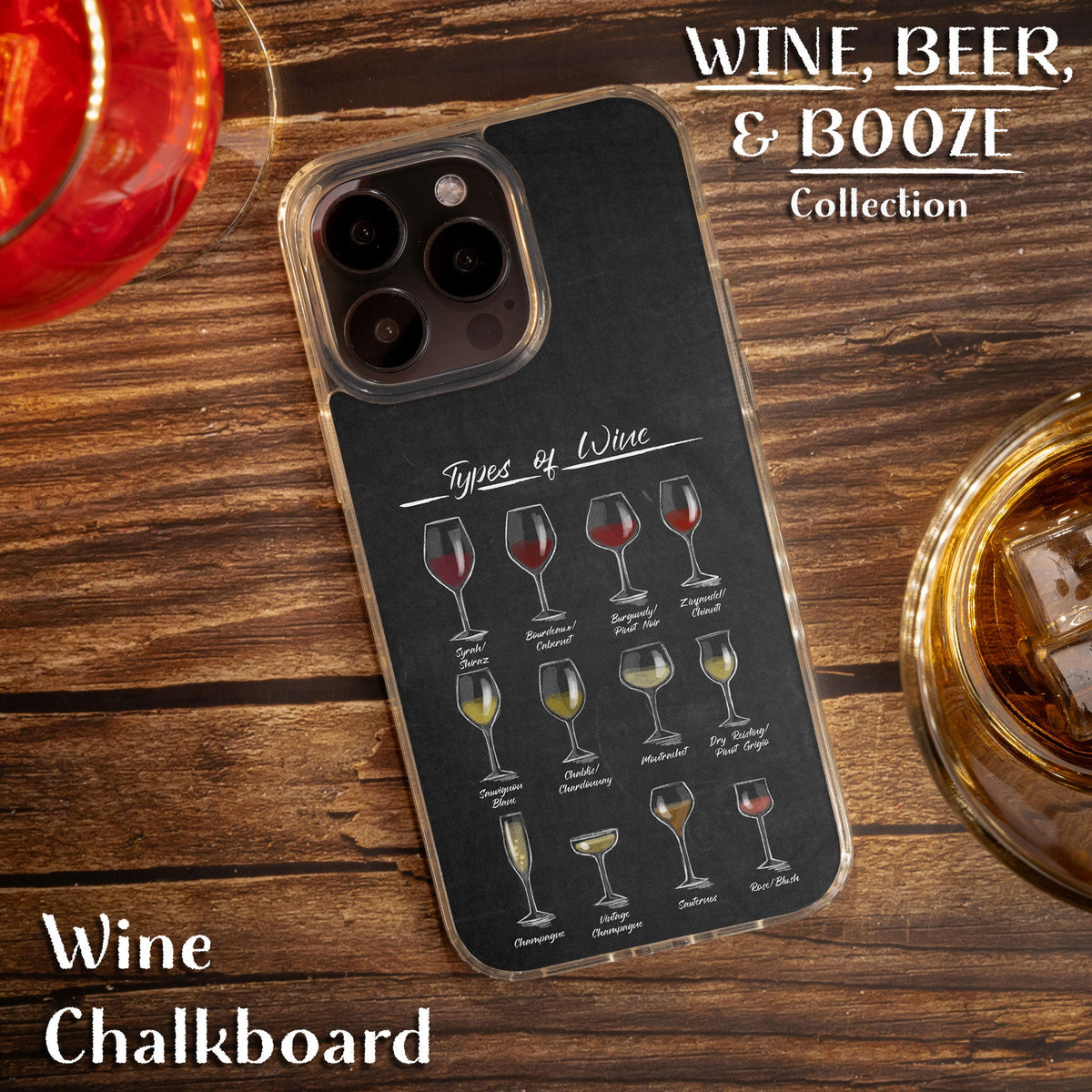 Wine Beer Booze HD iPhone 11 Series Case