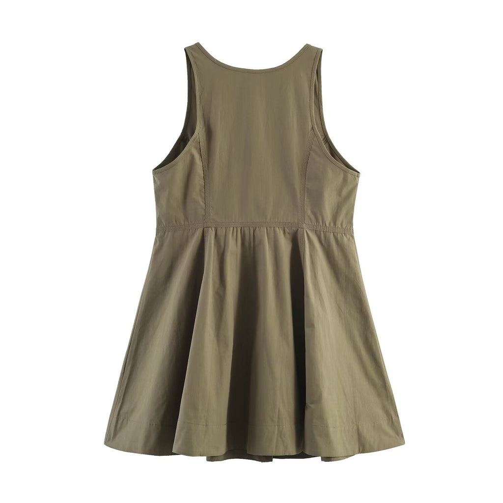 Women Clothing Summer Loose Wear Comfortable Slimming Vest Dress