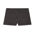 Spring Fashionable All Match Thin Striped Waist Shorts