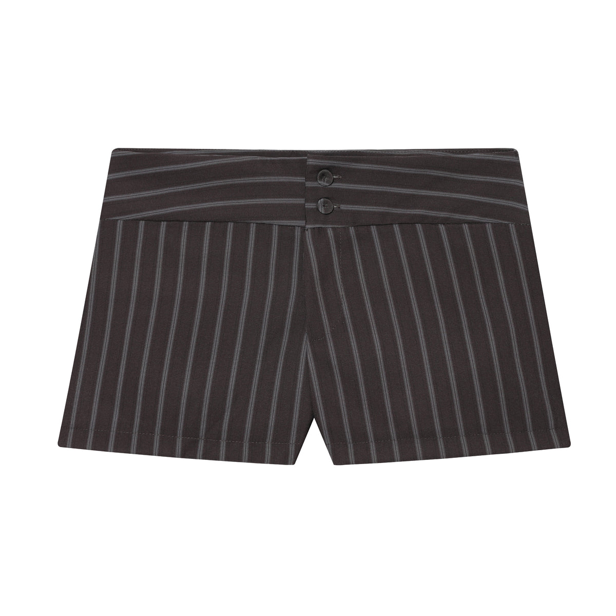 Spring Fashionable All Match Thin Striped Waist Shorts