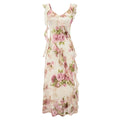 Women Clothing Summer Huayang Floral Sea V neck Lace up Backless Strap Dress Lace Dress