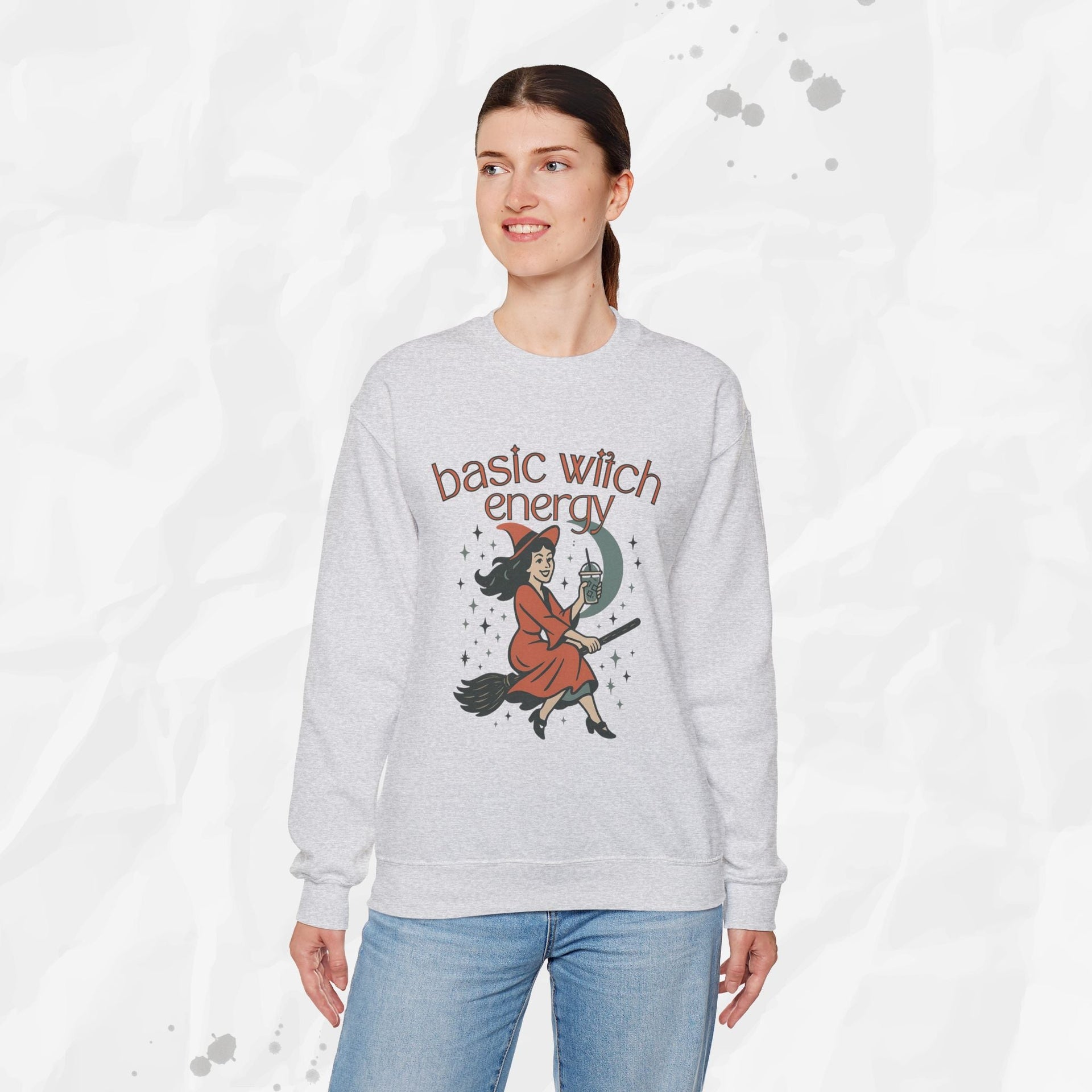 Basic Witch Energy - Crewneck Sweatshirt