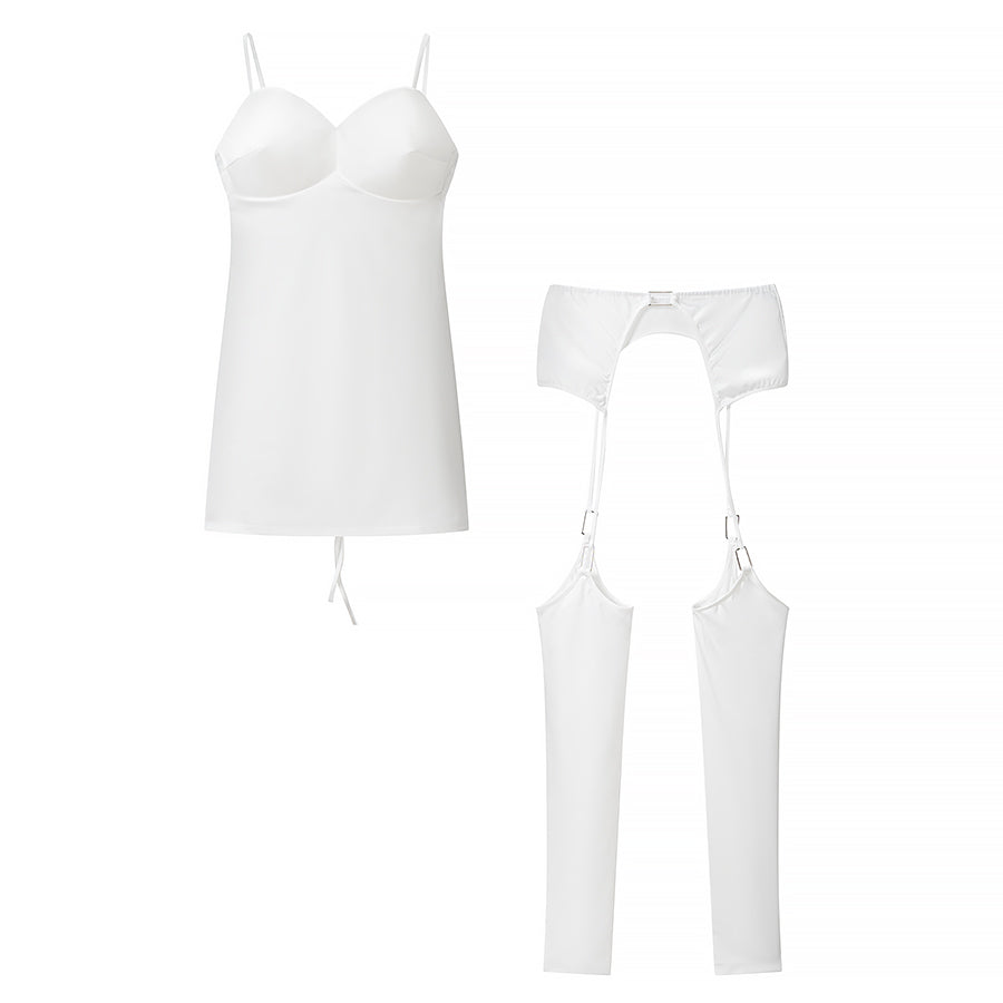 Summer Women Clothing Sexy Three Dimensional Sheath Suspender Adjustable
