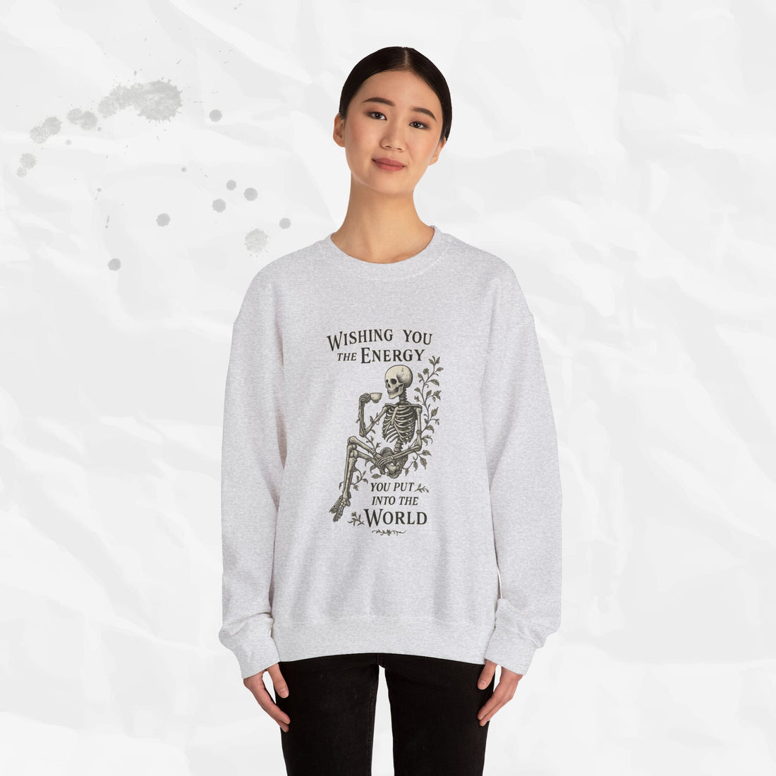 Wishing You the Energy Graphic Crewneck Sweatshirt - Image 11