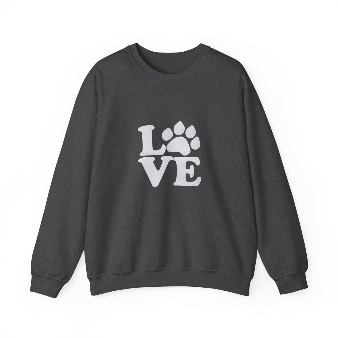 Love Paw Print Sweatshirt Sizes Small - 4XL (8 colors)