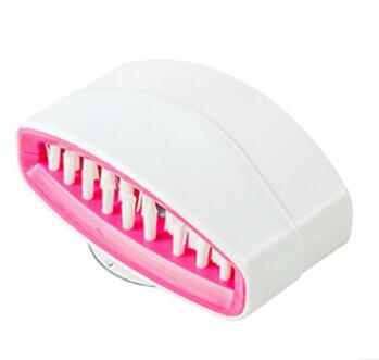 Multi-Purpose Kitchen Cleaning Brush with Suction Cup - 11x6x4cm