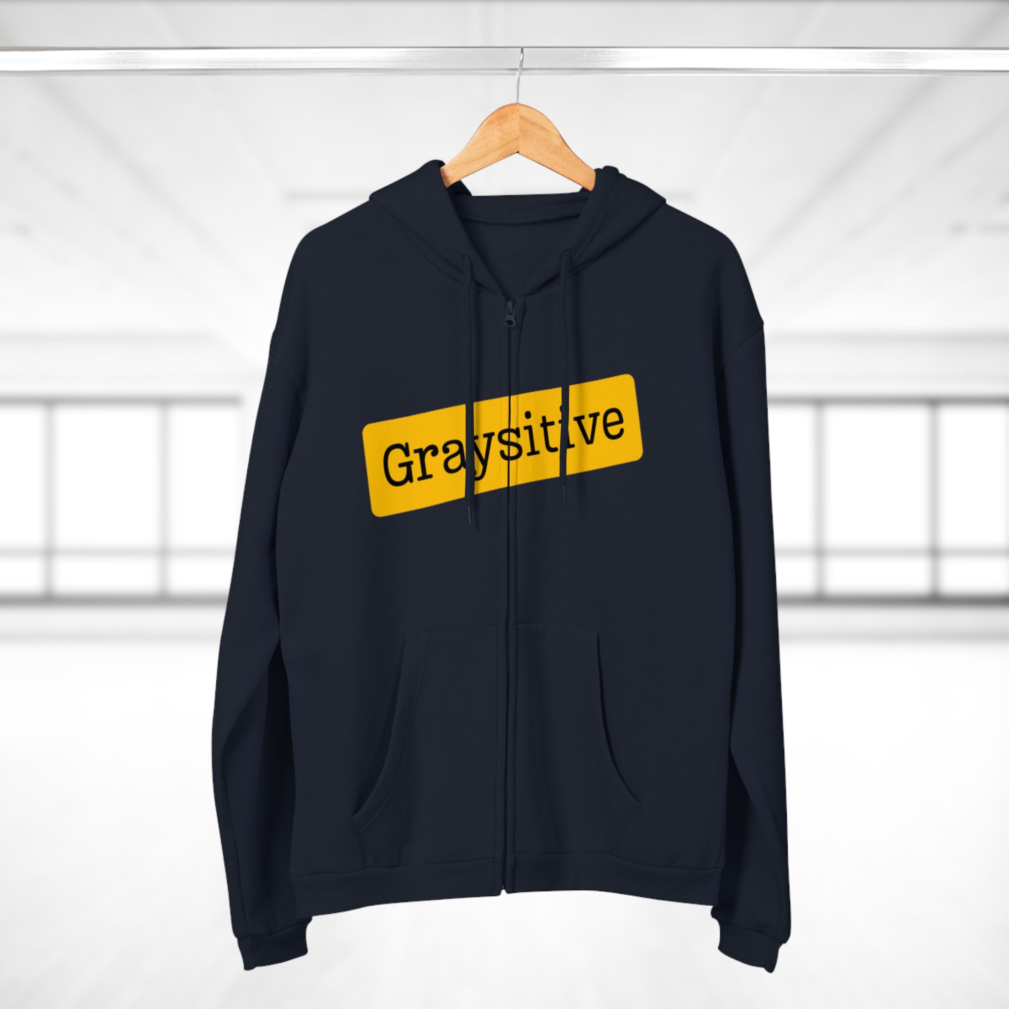 Unisex Hooded Zip Sweatshirt - Streetwear Knit Essential