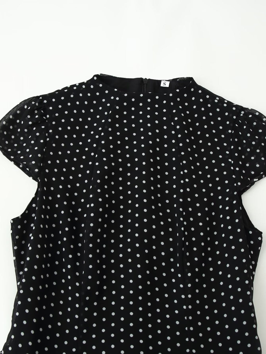 Women Polka Dot Waist Controlled Dress