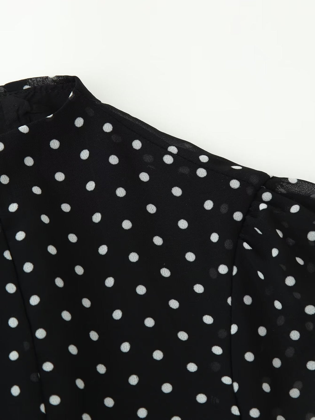 Women Polka Dot Waist Controlled Dress
