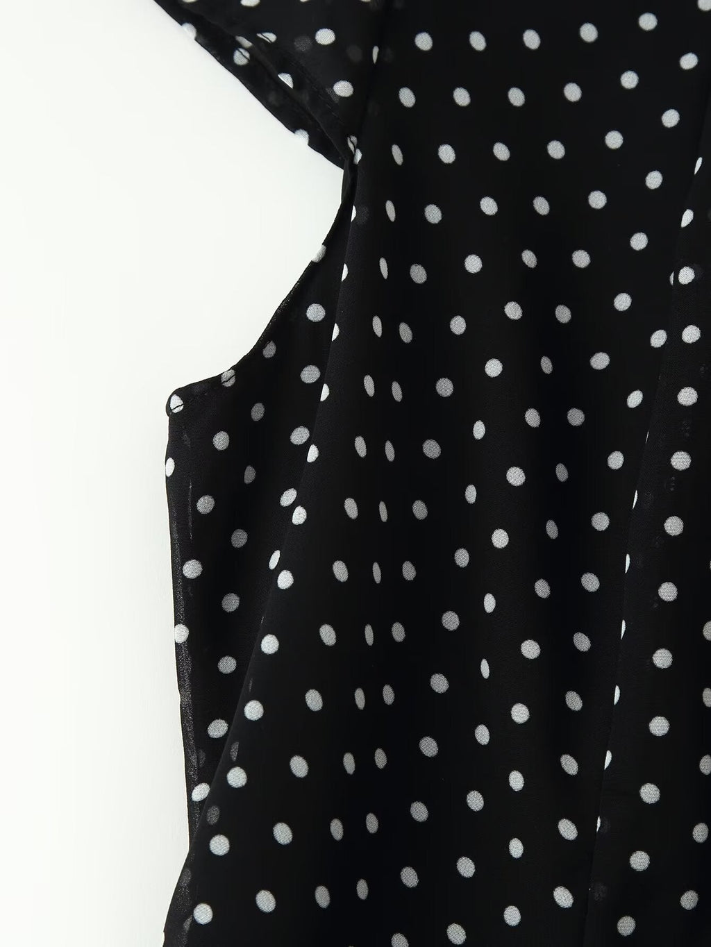 Women Polka Dot Waist Controlled Dress
