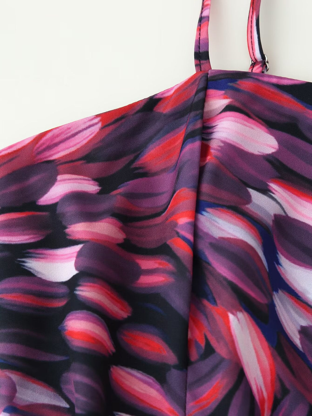 Women Clothing Autumn Sexy Printed Waist Strap Large Swing Dress