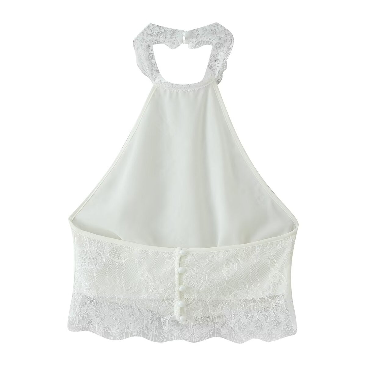 Women Clothing Summer Lace Ruffled Ribbon Skirt Set