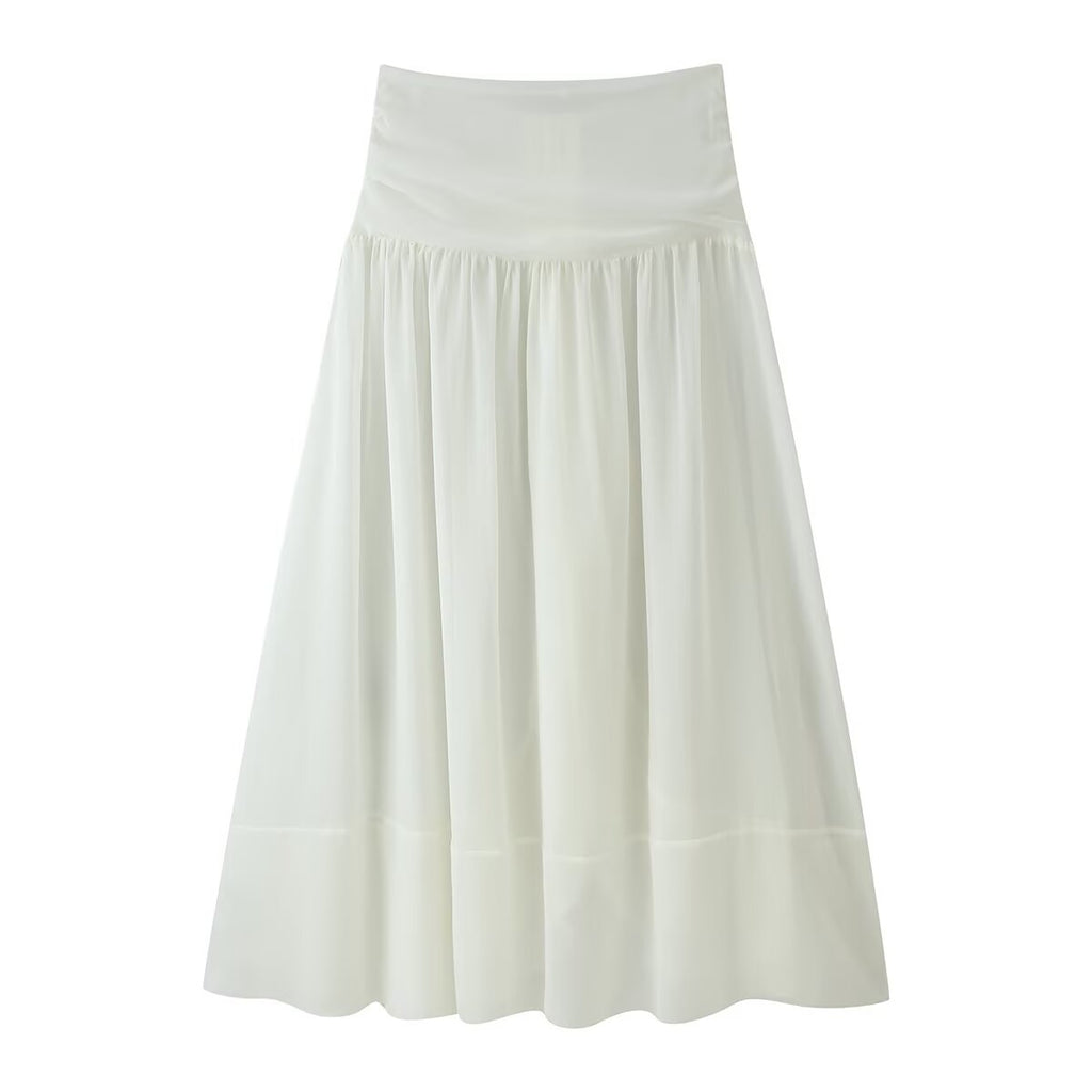 Women Clothing Summer Lace Ruffled Ribbon Skirt Set