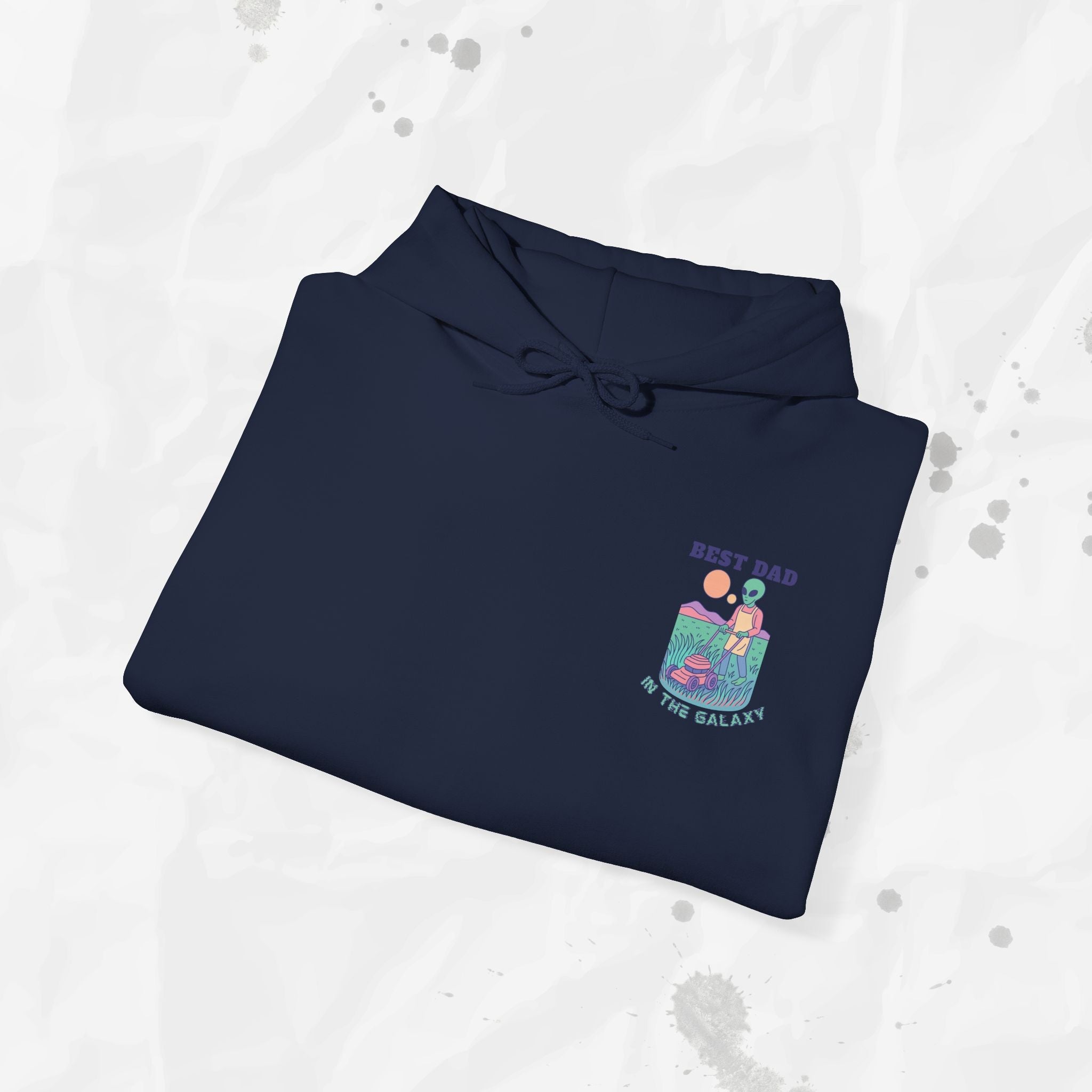 Best Dad in the Galaxy – Hoodie (Pocket Print)