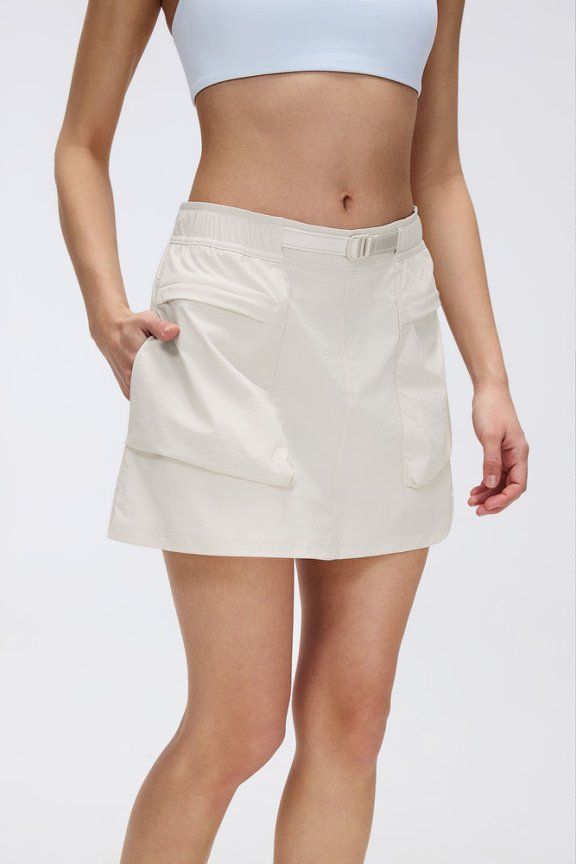 Light Outdoor Workwear Short Skirt Women Summer High Waisted Slimming A Line Skirt Casual Sports Skirt