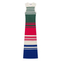 Women Clothing Summer Elegant Sexy Stripes Rib Midi Dress