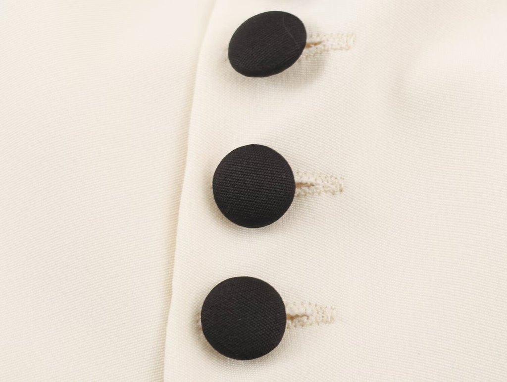 Women Clothing Autumn Stylish Graceful Simple Double Breasted Hanging Collar Vest