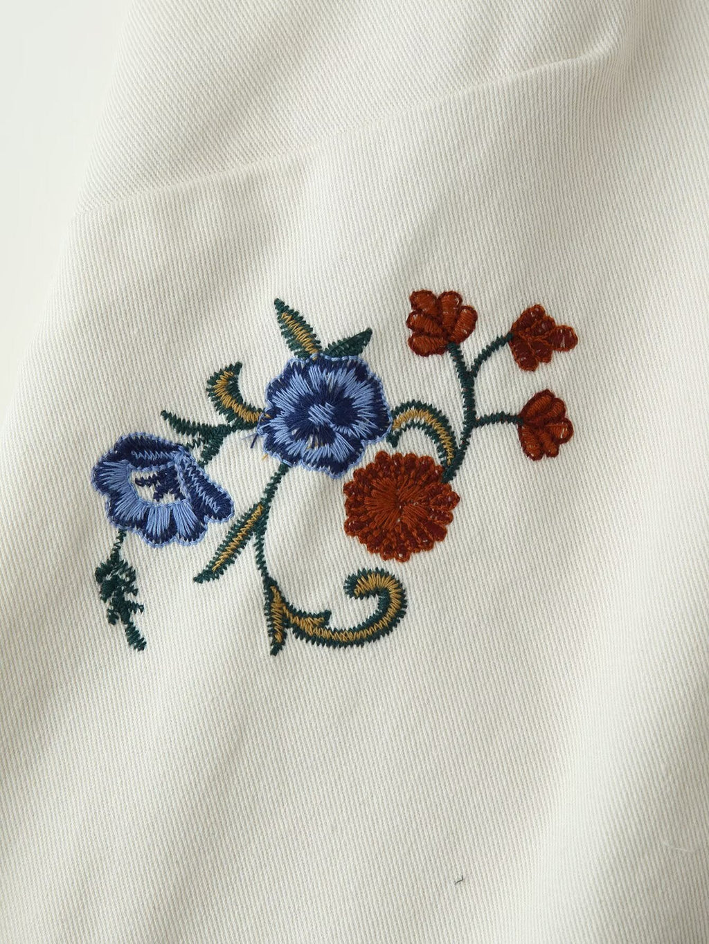 Summer Women Clothing Mori Heavy Industry Sleeveless Embroidered Vest