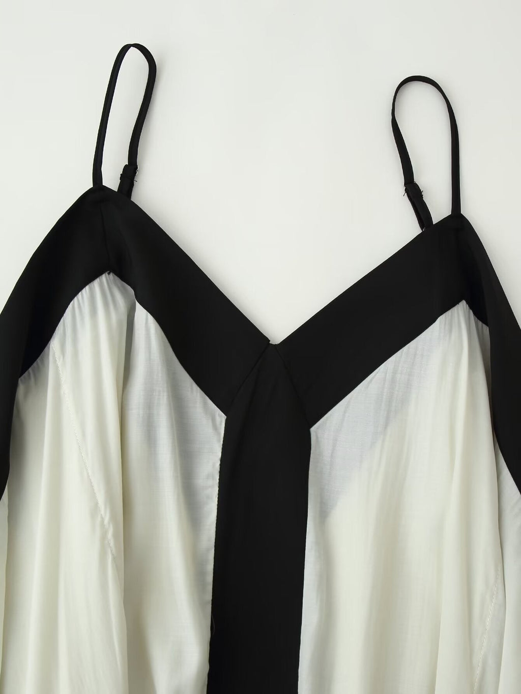Summer Vacation Idle Contrast Color Women Clothing V neck Brace Maxi Sexy Dress