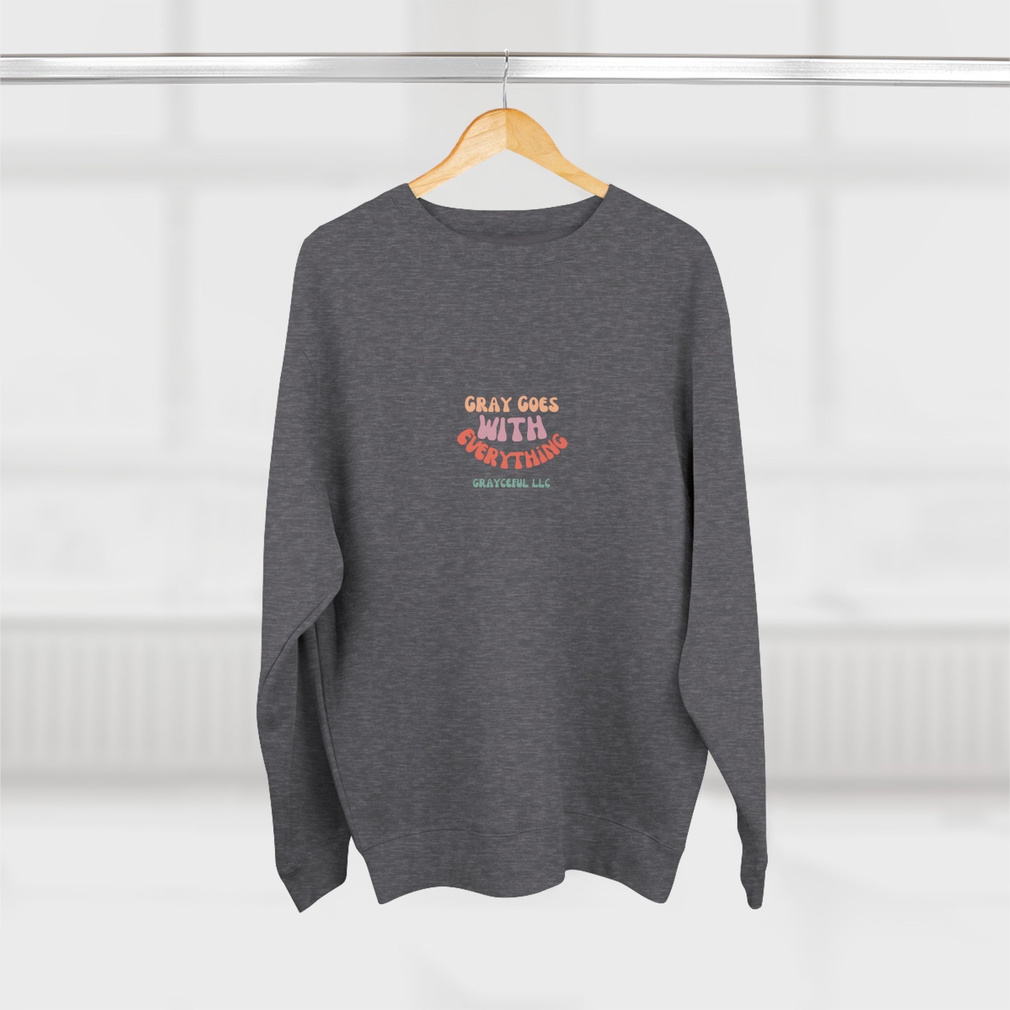 Unisex Crewneck Sweatshirt: Premium 3-End Fleece Pullover