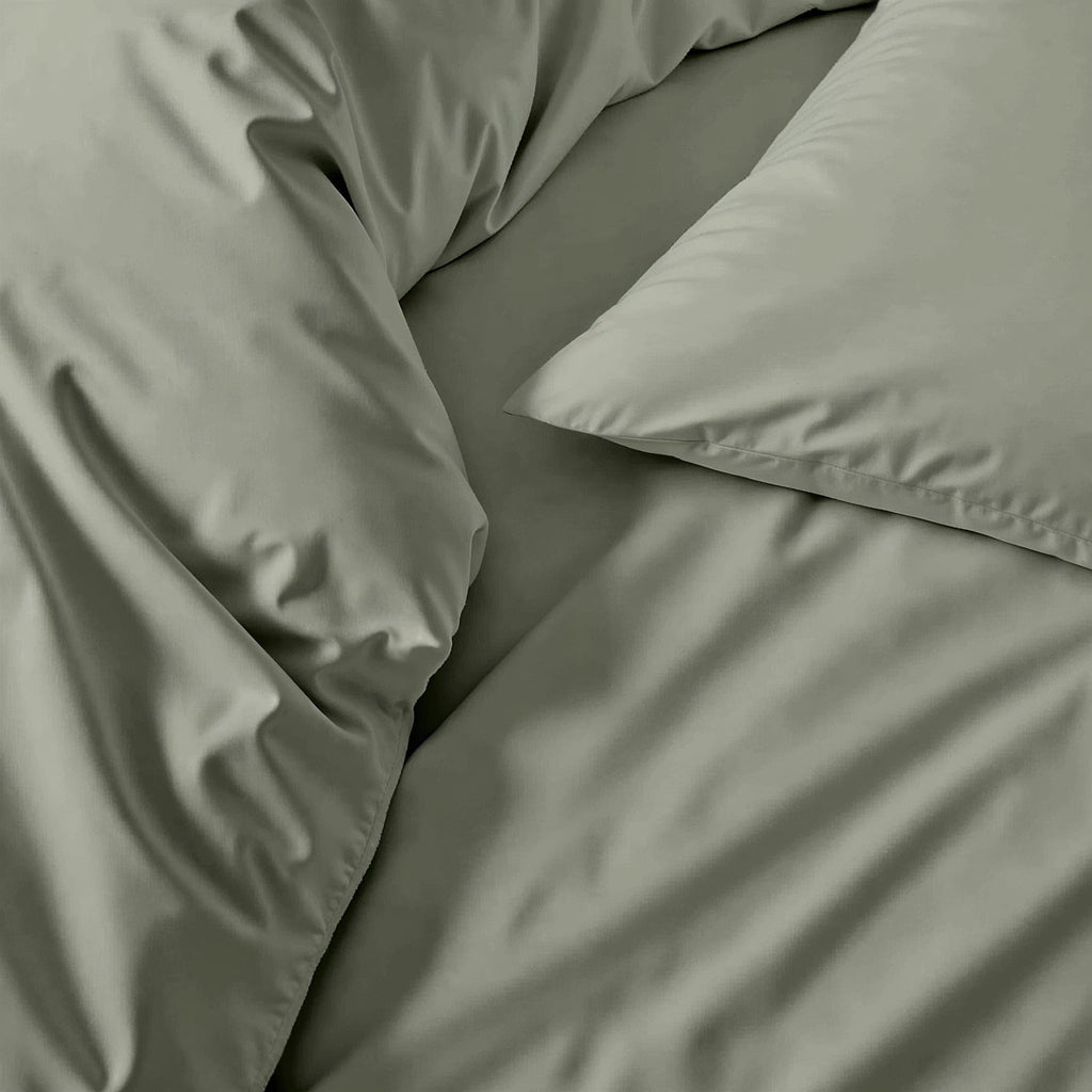 Australian Cotton Sateen Sheet Set in Solid and Stripe - Image 32