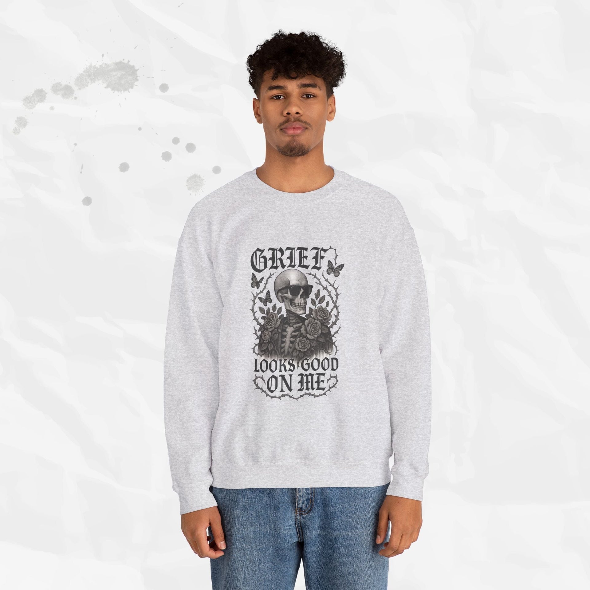 Grief Looks Good on Me - Crewneck Sweatshirt