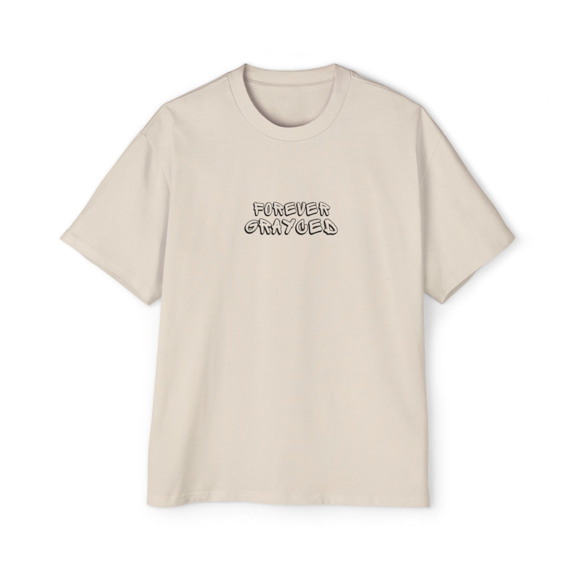 Men's Heavy Oversized Cotton T-Shirt Streetwear Casual Tee