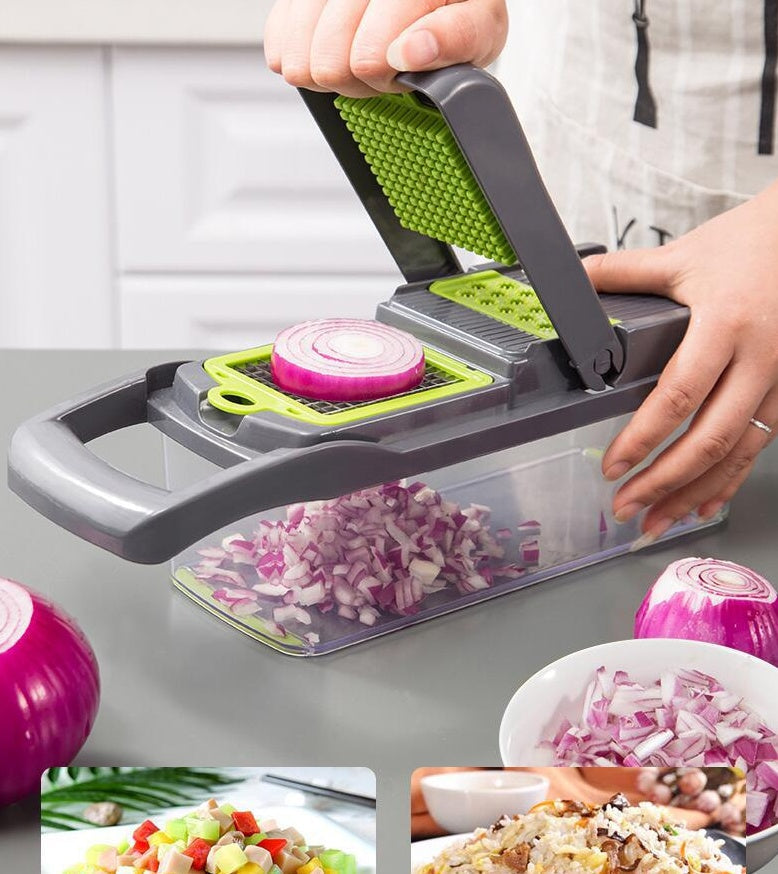 Multifunctional Kitchen Vegetable Cutter: Slicing & Dicing Tool