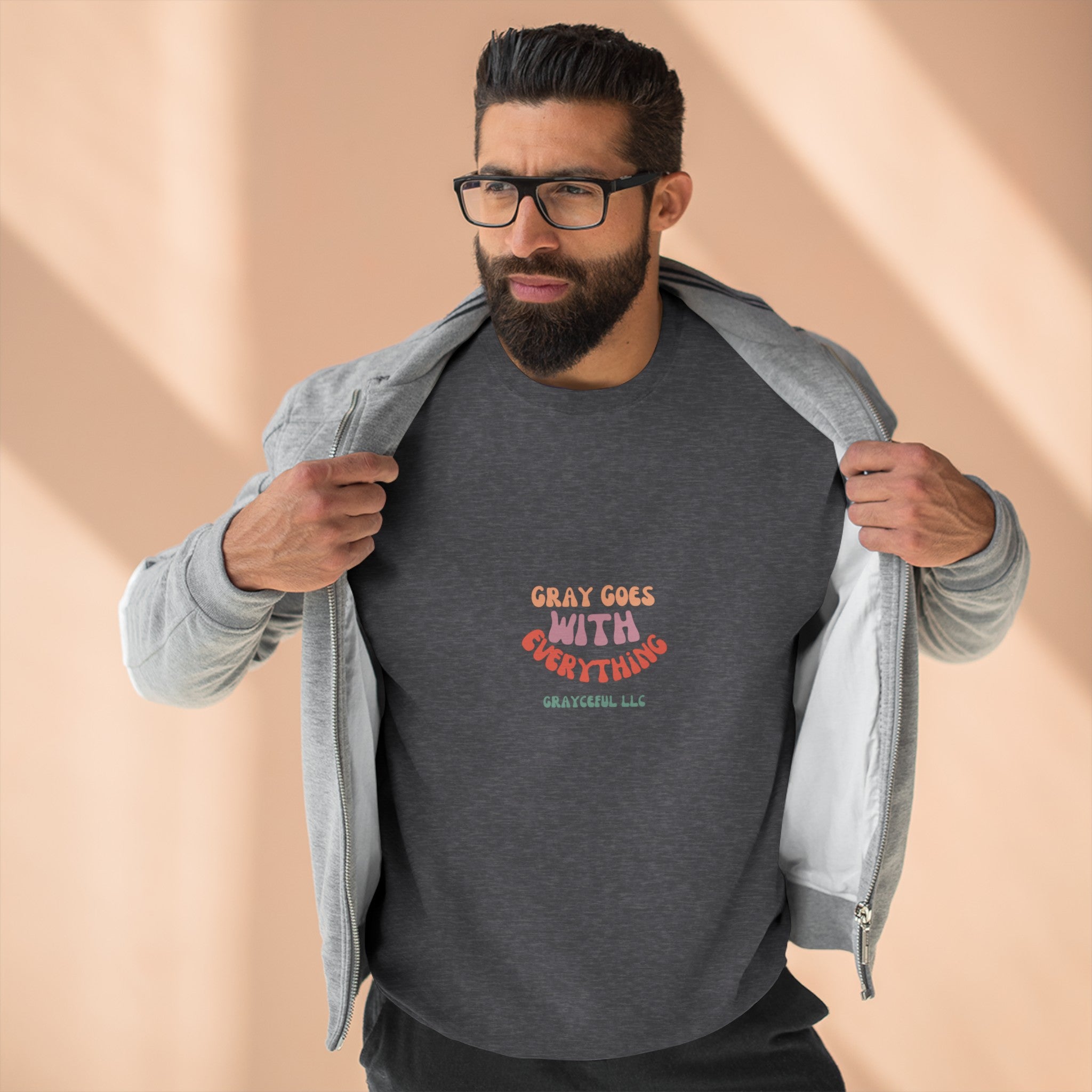 Unisex Crewneck Sweatshirt: Premium 3-End Fleece Pullover