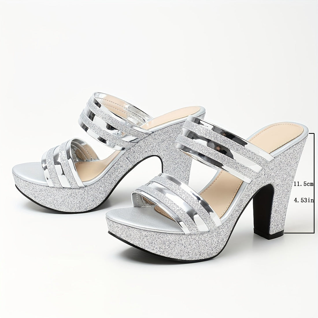 Elegant Comfort  Style Chunky Heel